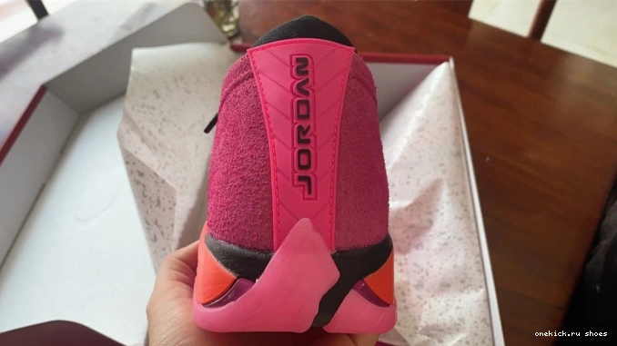 Cheap DH4121-600 Jordan 14 Pink Retro Low Shocking (W) 0810